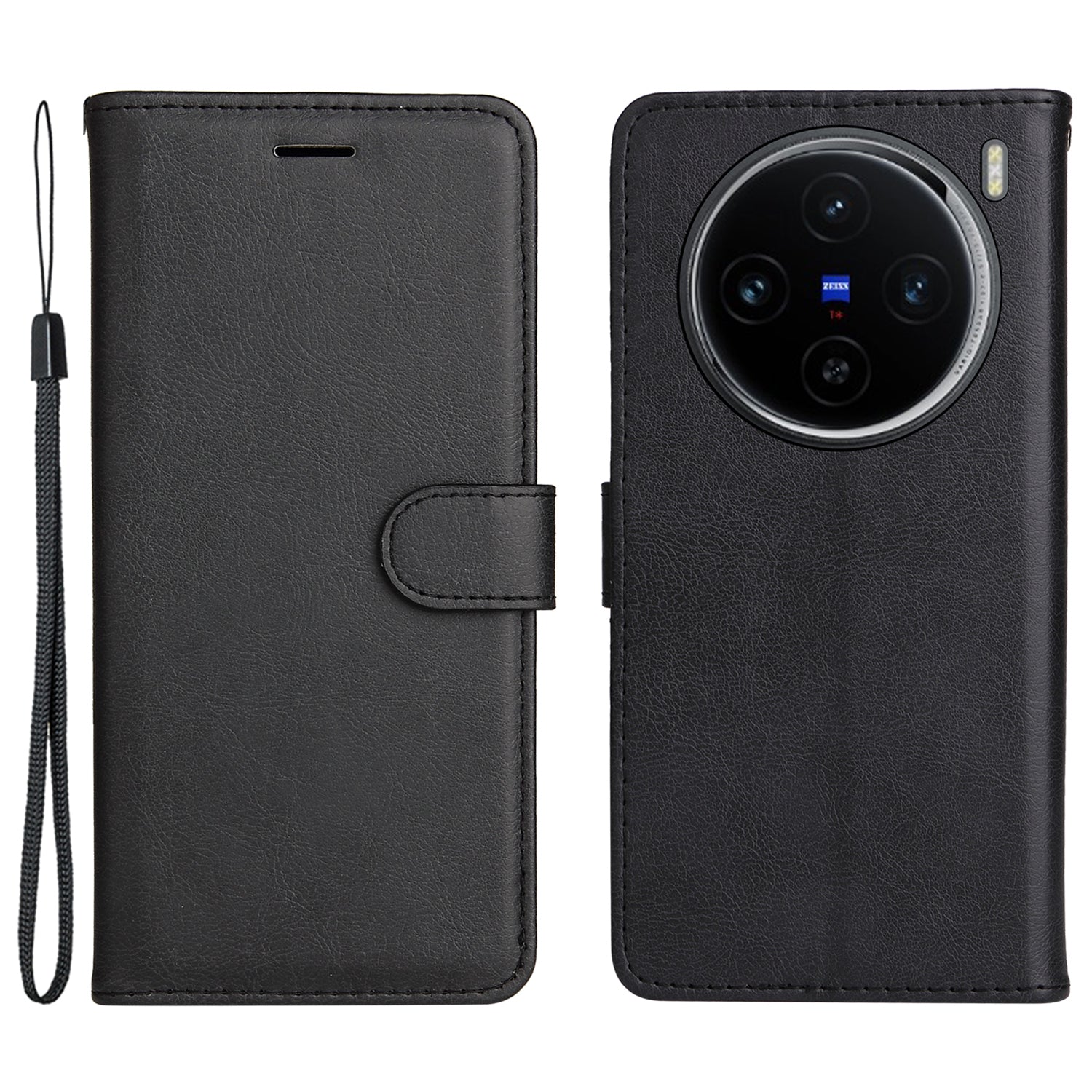 KT Leather Series-2 for vivo X100 5G Case Wallet PU Leather Solid Color Phone Cover KT Leather Series-2 for vivo X100 5G Case Wallet PU Leather Solid Color Phone Cover